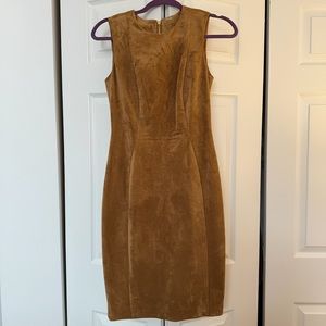 Calvin Klein Suede Midi Dress